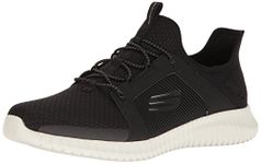 Skechers Men's 52640 Trainers, Black Black White, 9.5 UK