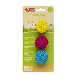 Living World Nibblers, Willow Chews, Balls, 3 Count (Pack of 1)