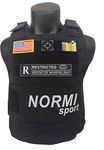 Normi Sport 1000D Oxford Cloth Adjustable Tactical Vest Paintball Vest Breathable Training Vest Icon Vest Security Vest Airsoft Vest Sports Vest for Hunting Fishing (Black)