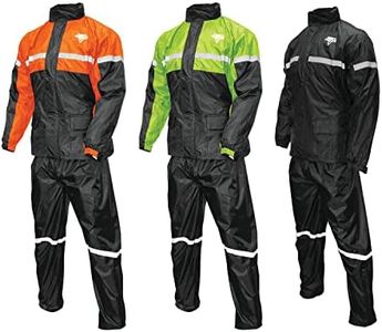 Nelson-Rigg unisex adult Motorcross-motorcycles Nelson Rigg SR 6000 ORG 04 XL Stormrider Motorcycle Rain Suit 2 Piece Orange Black XL , Orange/Black, X-Large US