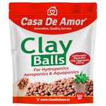 Casa De Amor Clay Balls, Hydrotons, Lightweight Expanded Clay Aggregate (LECA) Essential for Hydroponics, Aeroponics & Aquaponics (830)