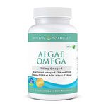 Nordic Naturals Algae Omega - Vegetarian Omega-3 Supplement for Eye Health, Heart Health, and Optimal Wellness, 60 Count