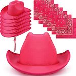 Coume 12 Pcs Adult Cowboy Hat for W