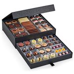 Hotel Chocolat Classic Cabinet - 61 Of Our Best-Loved Milk, White & Dark Chocolates - Chocolate Gift Box For Birthday, Thank You, Congratulations, Anniversary - Gifts For Her And Him