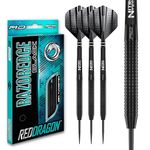 Razor Edge Black 22g Tungsten Darts with Flights and Stems