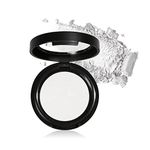 Mysense Single Matte White Eyeshadow,Pressed Fine Powder Eyeshadow,High Pigment Longwear Single White Eye Make up for Day&Night