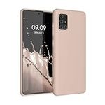 kwmobile Case Compatible with Samsung Galaxy A71 Case - Soft Slim Protective TPU Silicone Cover - Coconut Swirl