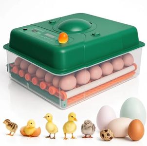 36 Egg Incubator with Auto Egg Turner Humidity Monitor, Eggs Hatching Incubators for Chicken Duck Goose Pigeon – Digital Temperature Control, Built-in Egg Candler – Ideal for Home Farm Industrial Use