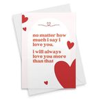 I love you card/girlfriend/boyfriend/fiancé/wife/husband/cute card/valentines card/anniversary, romantic, valentine’s [00547]