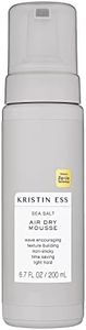 Kristin Ess Hair Sea Salt Air Dry Mousse for Volume + Texture - Styling Product For Wavy + Curly Hair, Light Hold, For Fine to Medium Hair, Non-Sticky, Vegan, 6.7 fl oz