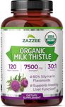 Zazzee USDA Organic Milk Thistle 30