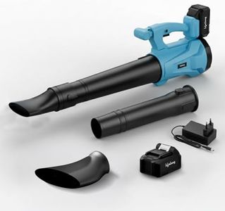 Lifelong Cordless Air Blower Machine with 16000 RPM No Load Speed| 3.6m3/min Air Flow| 6 Level Speed Control Dust Cleaner for Home|Li-Ion Battery (1X4.0Ah)| 2.6 kg Weight| 6-Month Warranty (LLWLLB002)