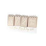 Our Big Day - Wedding Countdown Calendar Engagement Gift Planning Organiser Desk Home Decor