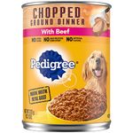 Pedigree Chopped Ground Dinner Food for Dogs with Beef