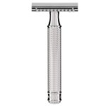 MÜHLE Traditional R89 safety razor | double edge safety razor | sustainable eco-friendly and reusable | fits all standard DE razor blades | for men and women | chrome handle