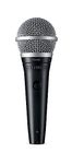 Shure PGA48-XLR Cardioid Dynamic Vocal Microphone with 15' XLR-XLR Cable, Black, 5.00 x 10.00 x 3.50