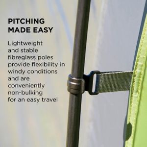 Coleman Coastline 3 Plus Tunnel Tent – 3 Person, Lightweight, Waterproof Awning