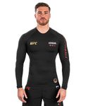 Venum Men's UFC Adrenaline Fight Week Performance Long-Sleeve Rashguard Black