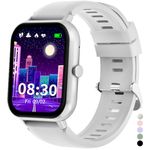 JUBUNRER Kids Smart Watch for Boys Girls Watches Phone Bluetooth Call Heart Rate Sleep Pedometer Step Counter Sport Game Fitness Activity Trackers Calculator Teenage Gifts 3+ Year Old for IOS Android