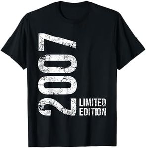 17er cumpleaños niño niña 17 años 2007 regalo de cumpleaños Camiseta