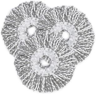 MILTION Mop Stick Refill | Microfibre Spin mop Head Refill | mop Refill for Home & Kitchen Cleaning