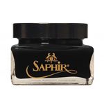Saphir Medaille d'Or Pommadier Cream Black – Premium Leather Shoe Polish & Conditioner – Nourishing Natural Wax for Boots, Handbags & Dress Shoes – 75ml