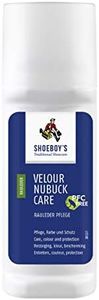 Shoeboy´s Velour Nubuck Care 75 ml zur Pflege, Farbaktivierung und Schutz für Velours-, Nubuk- und Wildleder in der Farbe rot