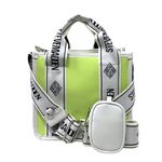 Steve Madden Faux Patent Leather Bwebber Bag, Lime, One size