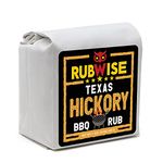 Texas Style Hickory BBQ Rub by RubWise | Great on Brisket, Chicken, Ribs, Pork & Turkey | The Best Barbeque Rub | Meat Seasoning and Dry Rub | 1lb (No MSG)