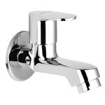 Benelave by Hindware Volga Bib Tap for Bathroom, Brass with Chrome Finish | 7-Year Manufacturer Warranty