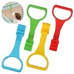 LEADSTAR 4 Pcs Baby Crib Pull Rings, Colorful Baby Playpen Ring Crib Pull up Rings Bed Stand Up Rings Walking Assistant Walker Crib Hanging Rings for Kids Walking Training Tool