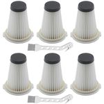 6 Pcs HEPA Filters Replacement Filter Compatible with Kenmore K3000 CSV Cordless Vacuum, with Cleaning Brush