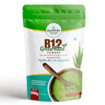 BILIPATRA B12 Green Food Powder, 200g | Plant Based Vitamin B12 Supplement (B12GreenFood Powder) | Vitamin B1, B2, B3, B6, B9,C & A | Boost Energy Level, Good For Digestion & Stress, For Men & Women