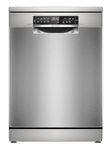 Bosch SMS6TCI01G Series 6, Free-Standing Dishwasher 60 cm, A Energy Rated, 14 Place Settings, 9.5 Litre, IdealDry, Intelligent Programme, Extra Clean Zone, Flexible Baskets, Silver Inox