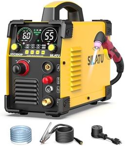 SILATU 55Amps Plasma Cutter, STC550P HF Non-Touch Pilot Arc Plasma Cutter Machine, 110/220V Dual Voltage LED Display Air Sensor Technology, 1/2'' Clean Cut 3/5'' Max Cut, PT/2T/4T for Beginners DIY