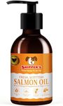 SKIPPER'S Fresh Scottish Salmon Oil for Dogs - 100% Pure Omega 3,6 & 9 Fish Oil Supplements for Dog, Cat, Horse, Ferret & Pets | Treats Itchy Skin, Natural Coat, Brain Health, Joints & Immune System