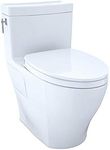 Toilet,Single Flush,Elongated,Wt,Aimes