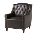 Tufted Leather Club Chairs