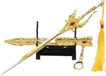 Peripheral Animation Sword Alloy Model-Sword with Matching Scabbard (Gold)