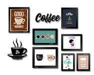 Art Street I LOVE Coffee Framed Poster Set for Coffee Decor Wall Art Posters for any Kitchen, Home Decoration, Cafe Bar, Dinner or Restaurant.