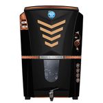 AQUA D PURE Bio Aqua Copper Infuser RO Water Purifier with 10 Stage Purification Filtration, UV, UF, TDS Adjuster and 12 Litre Large Storage Tank, Black