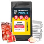 Tiesta Tea - Chunky Watermelon Cold Brew Tea | Sweet Watermelon Herbal Tea | Premium Loose Leaf Iced Tea Blend | Non Caffeinated Iced Tea | 10 Cold Brew Tea Packets - Brews 1 64oz Pitcher Each