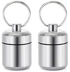 Pill Keychain Holder - 2 Pack of Sm