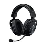 Logitech G PRO Gaming Headset, Over-Ear Headphones with PRO-G 50 mm Audio Drivers, Aluminum, Steel and Memory Foam, Comfortable and Durable, For esports Gaming, PC/PS/Xbox/Nintendo Switch - Black