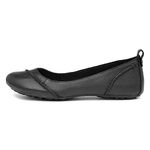 Hush Puppies Women's Janessa Closed Toe Ballet Flats, Black (Black), 8 UK