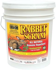 Epic REPELLENTS Rabbit Scram All Natural Granular Repellent - All-Natural, Animal, People and Pet Safe Granule (25 lb Pail)