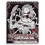 Creepy Beauty Coloring Book Wirebou