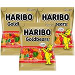 HARIBO Goldbears Share Size Assorted Jellies, 160 Gm, 3 Pack, Golden & White