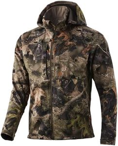 Nomad mens Barrier NXT Jacket | Wind & Waterproof Hunting Jacket, Mossy Oak Droptine Camo, X-Large