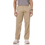 Amazon Essentials Men's Classic-Fit Stretch Golf Pant (Available in Big & Tall), Khaki Brown, 38W x 32L